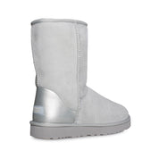 UGG Classic Short II Metallic Grey Violet Boots - Women's