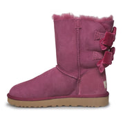 UGG Bailey Bow II Velvet Ribbon Garnet Boots - Women's