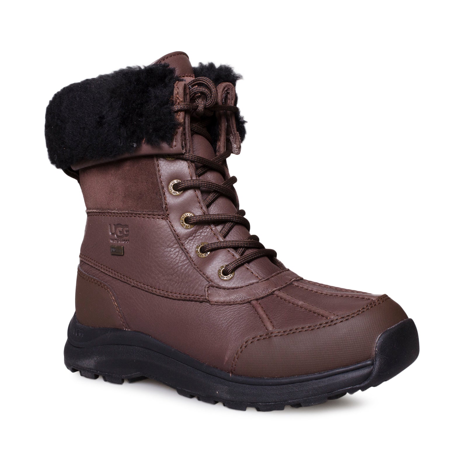 UGG Adirondack III Burnt Cedar Black Boots - Women's