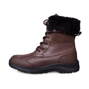 UGG Adirondack III Burnt Cedar Black Boots - Women's