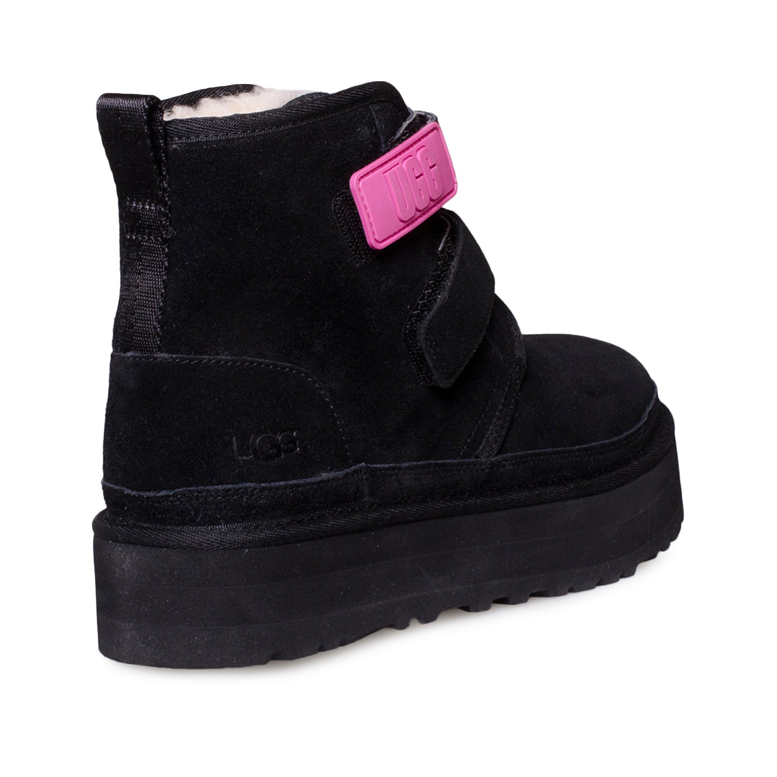 UGG Neumel Platform Black Boots - Youth