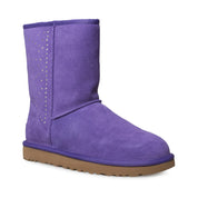 UGG Classic Short Studded Violet Bloom Boots - Women's