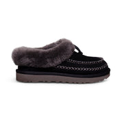 UGG Tasman Apline Black Slippers - Women's