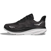 Women's Clifton 9 Running Shoe - Black/White - Regular (B)