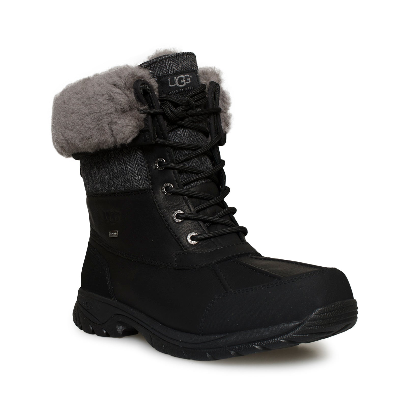 UGG Butte Wool Black Boots - Men's