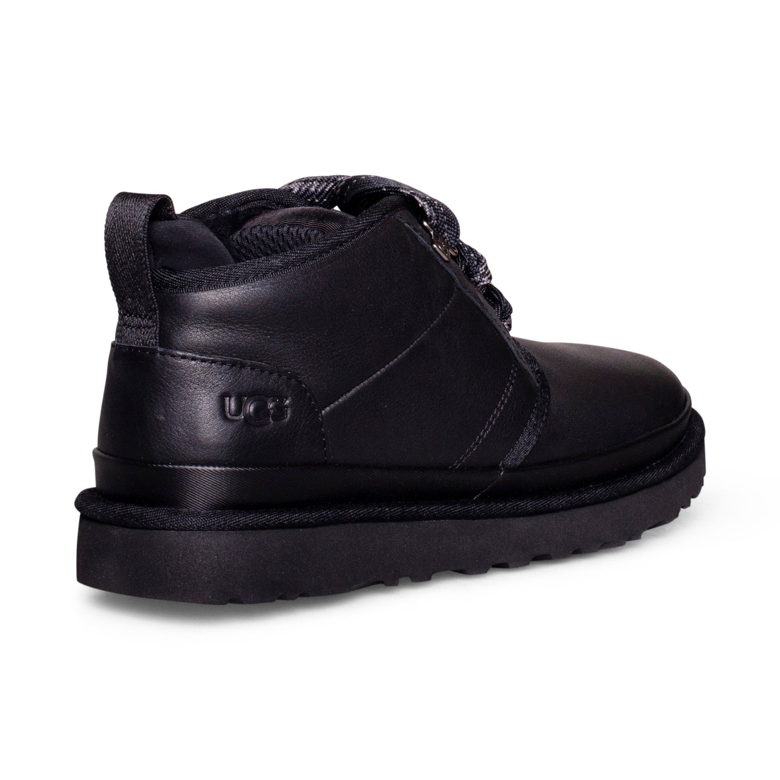 UGG Neumel FT Black Leather Boots - Men's