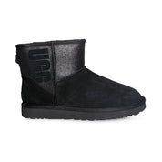 UGG Classic Mini UGG Sparkle Black Boots - Women's