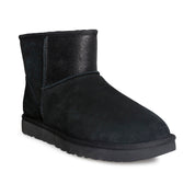 UGG Classic Mini UGG Sparkle Black Boots - Women's