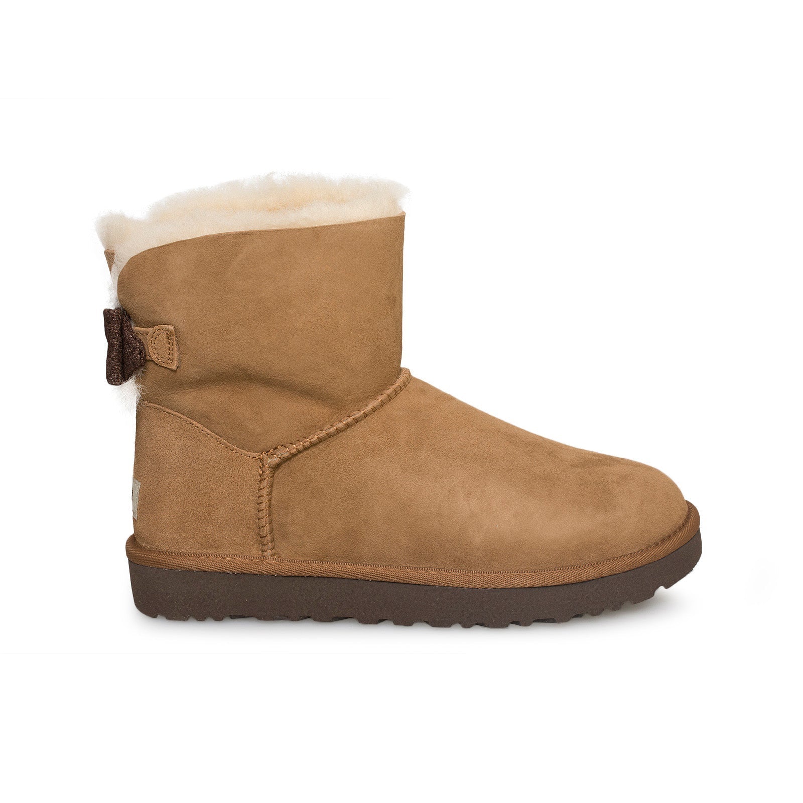 UGG Mini Brigette Bow Chestnut Boots