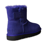 UGG Mini Bailey Logo Strap Violet Night Boots - Women's