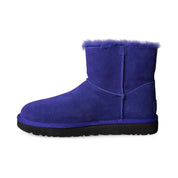 UGG Mini Bailey Logo Strap Violet Night Boots - Women's