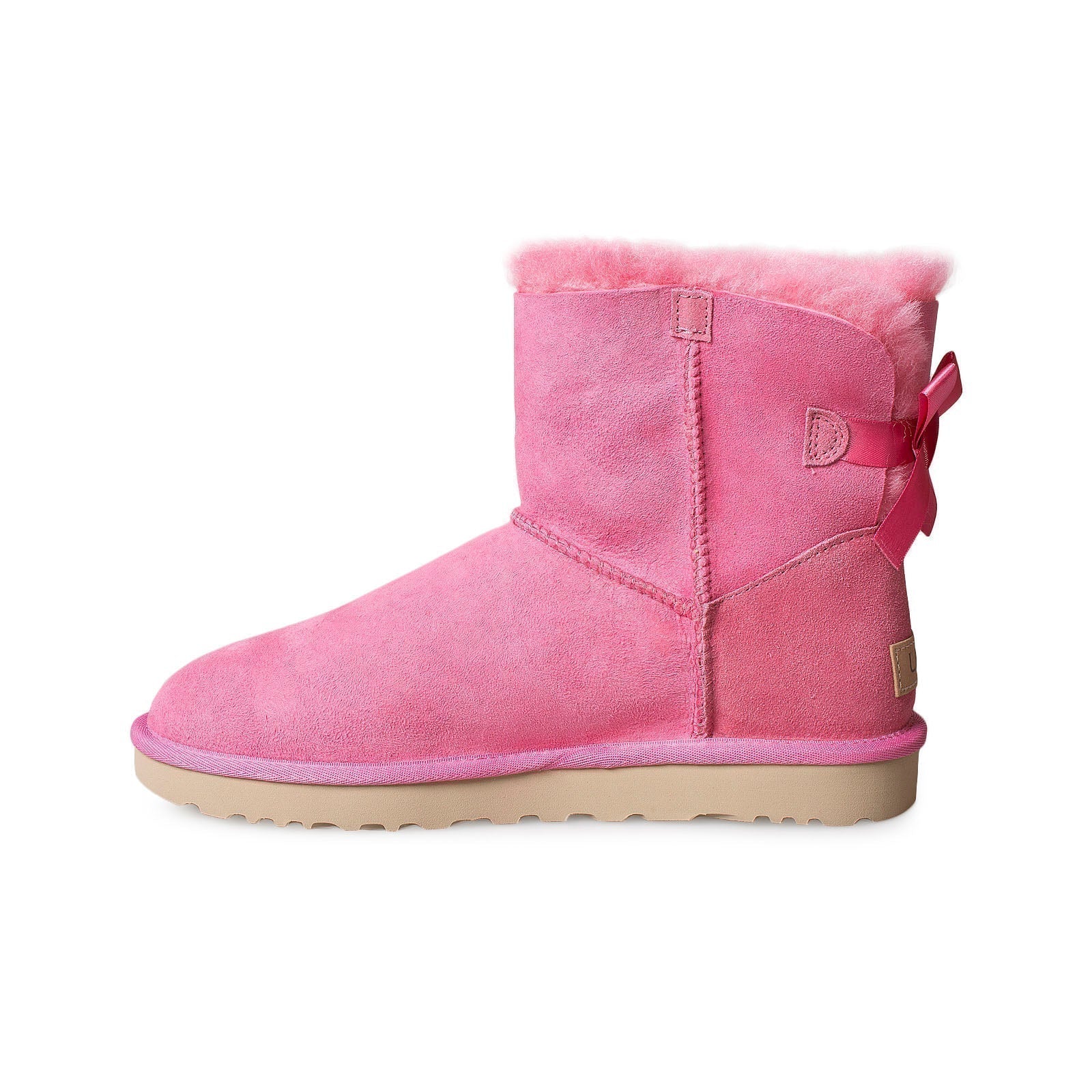 UGG Mini Bailey Bow II Pink Rose Boots - Women's