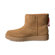 UGG Classic Mini Logo Zip Chestnut Boots - Women's