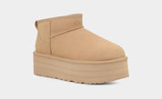 UGG Classic Ultra Mini Platform Driftwood Boots - Women's