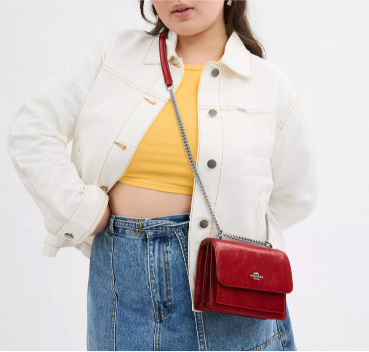 Coach Mini Klare Leather Crossbody Bag In Red