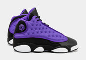 Air Jordan 13 Retro Purple Venom Grade School Lifestyle Shoes (Black/Purple)