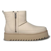 UGG Classic Rebel Biker Mini Bone Boots - Women's