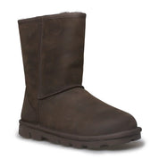 UGG Classic Short Leather Chocolate Boots - Women's