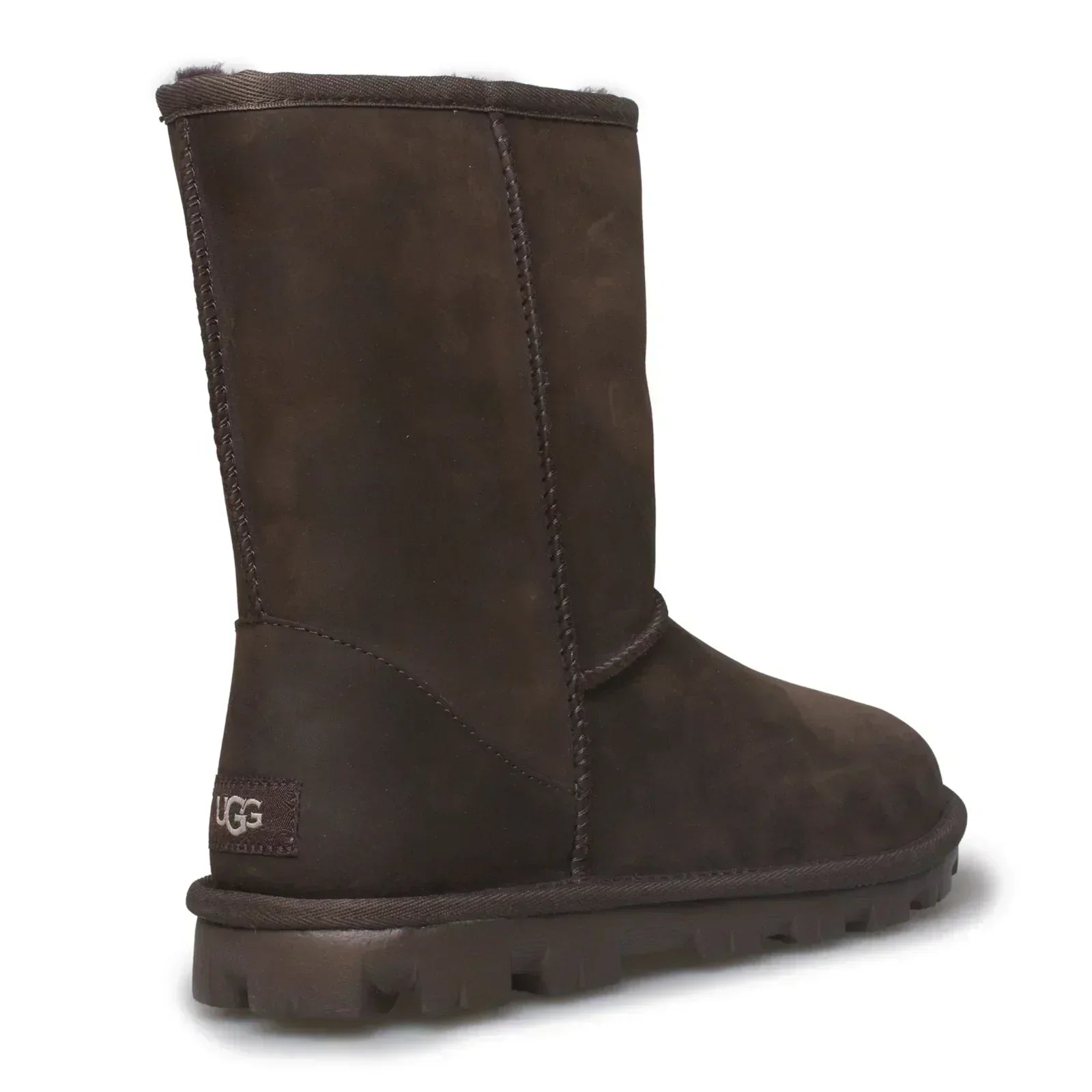 UGG Classic Short Leather Chocolate Boots - Women's