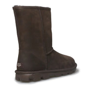 UGG Classic Short Leather Chocolate Boots - Women's