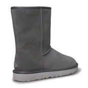 UGG Classic Short Studded Charcoal Boots - Women's