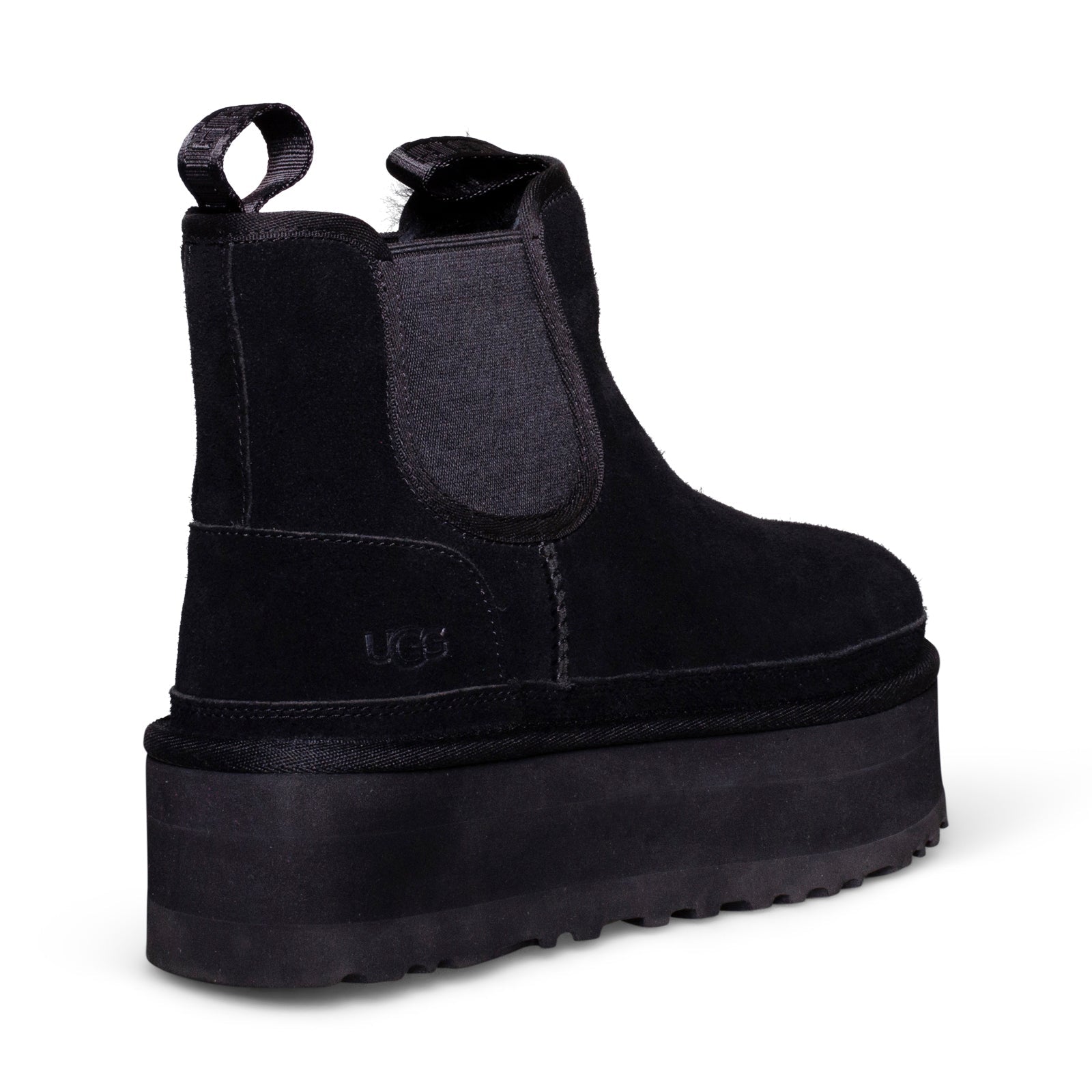 UGG Neumel Platform Chelsea Black Boots - Women's