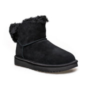 UGG Classic Bling Mini Black Boots - Women's