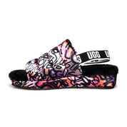 UGG Puff Yeah Pop Graffiti Multi Sandals - Women's