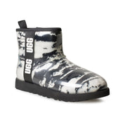 UGG Classic Clear Mini Marble Black Boots - Women's