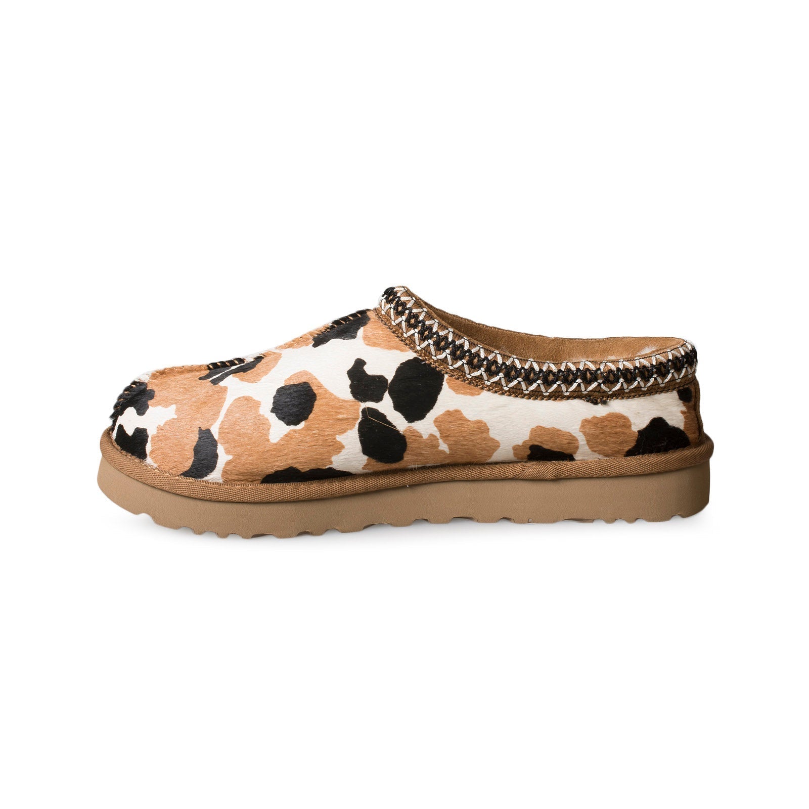 UGG Tasman Cow Print Chestnut Slippers - Men's