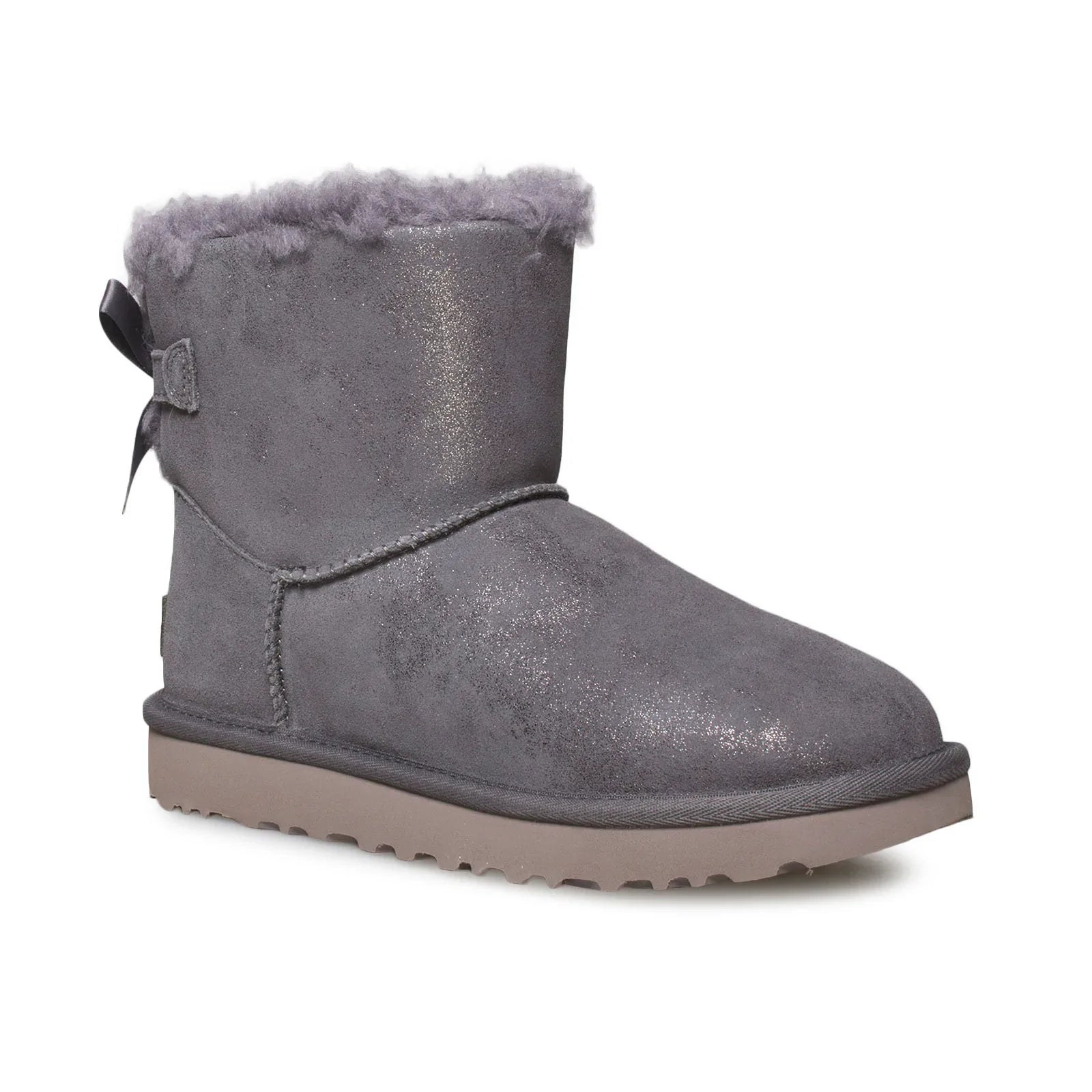 UGG Mini Bailey Bow II Shimmer Nightfall Boots - Women's