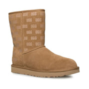 UGG Classic Short II UGG Print Chestnut Boots - Women's