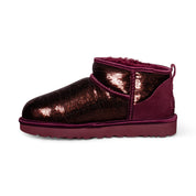 UGG Classic Ultra Mini Mirror Ball Wild Grape Boots - Women's