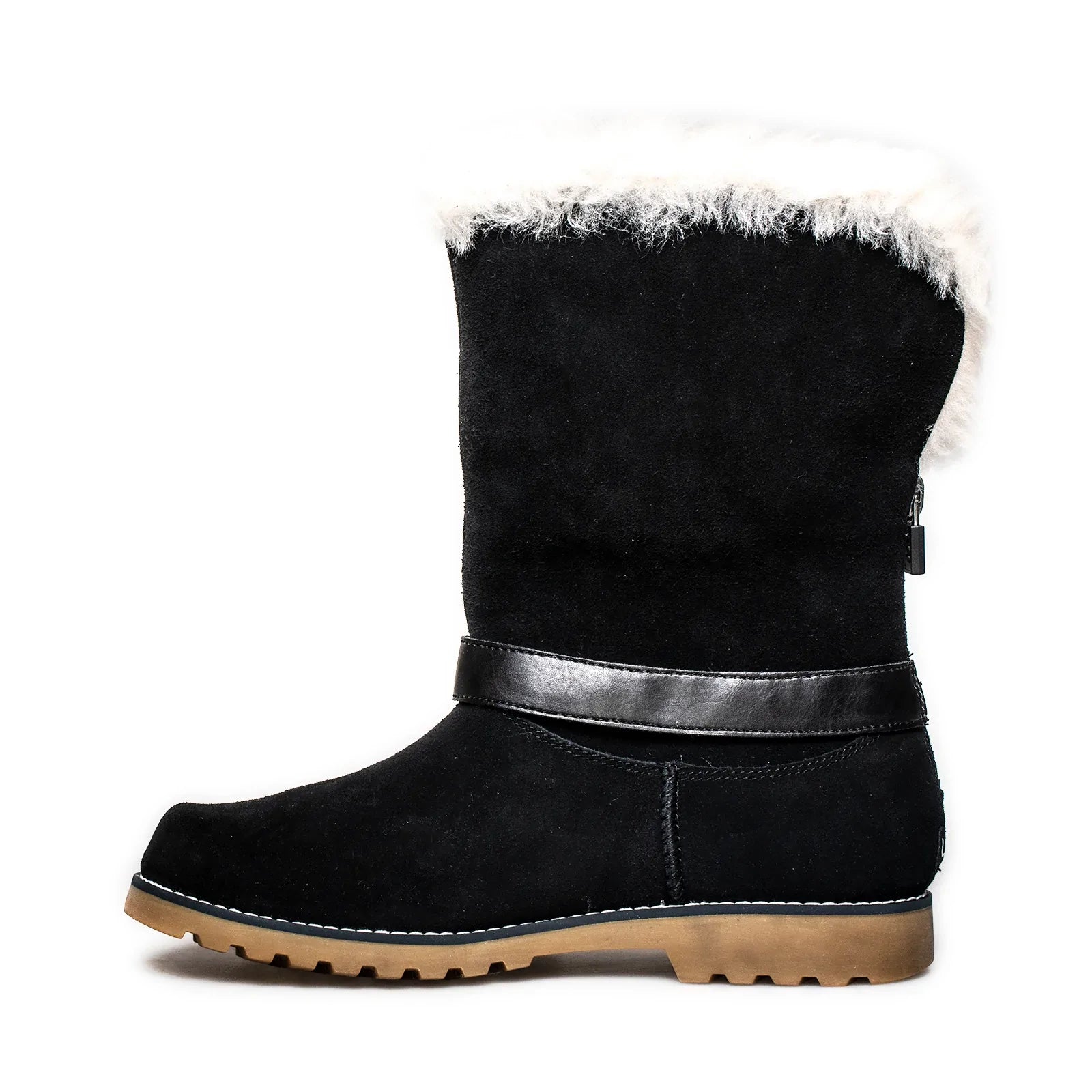 UGG Nessa Black Boots - Youth