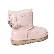 UGG Mini Bailey Bow II Starry Lite Seashell Pink Boot's - Toddler's