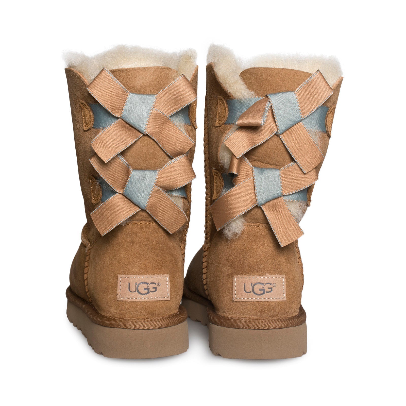 UGG Bailey Bow II Shimmer Chestnut Boots - Women's