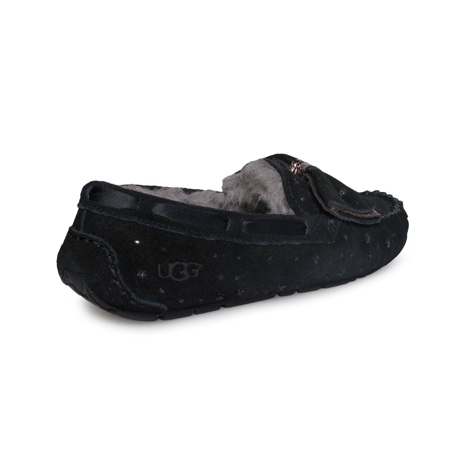 UGG Dakota Stargirl Black Slippers - Women's