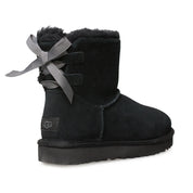 UGG Mini Continuity Bow Black Boots - Women's