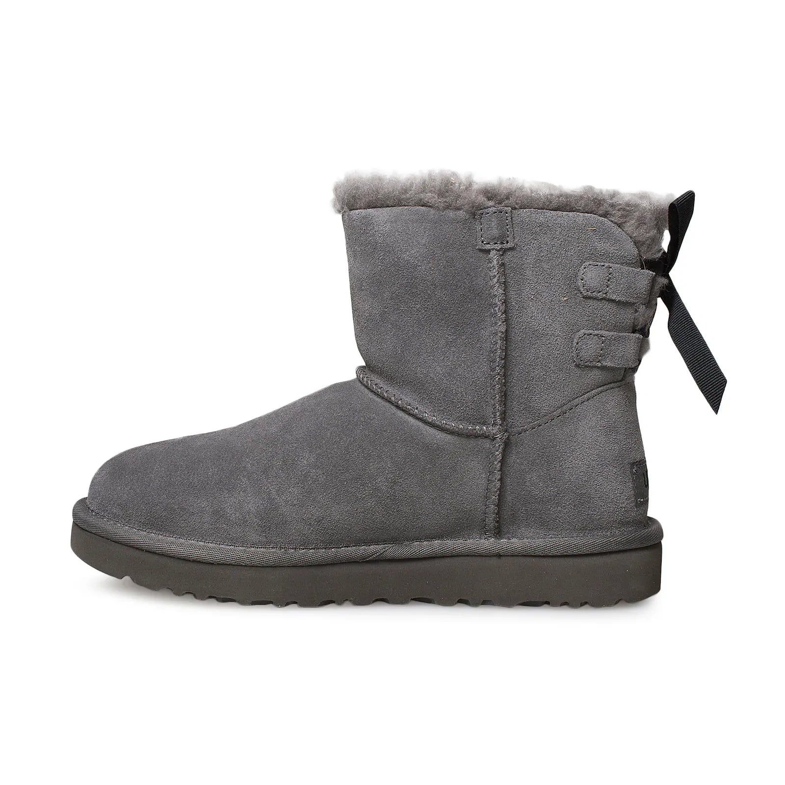 UGG Mini Continuity Bow Charcoal Boots - Women's