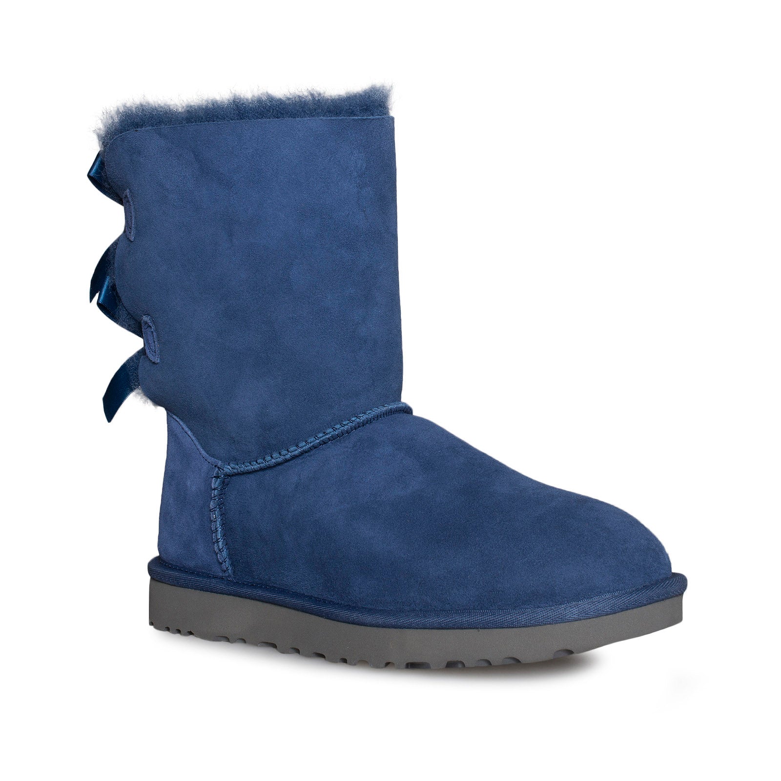 UGG Bailey Bow II Dark Denim Boots - Women's