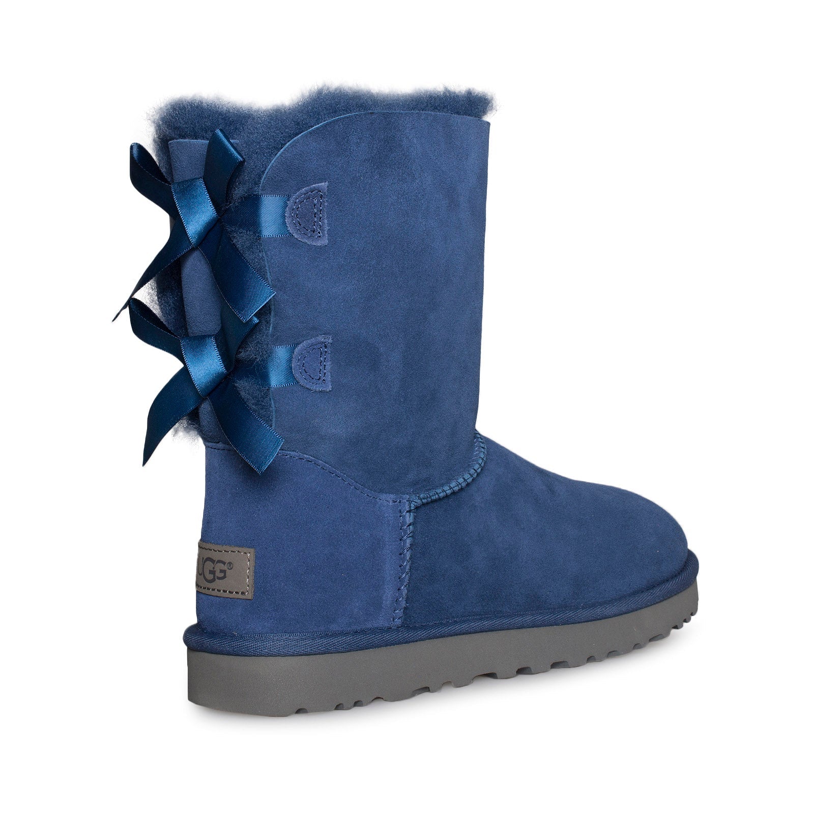 UGG Bailey Bow II Dark Denim Boots - Women's