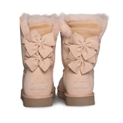 UGG Bailey Bow Short Ruffle Amber Light Boots - Women's