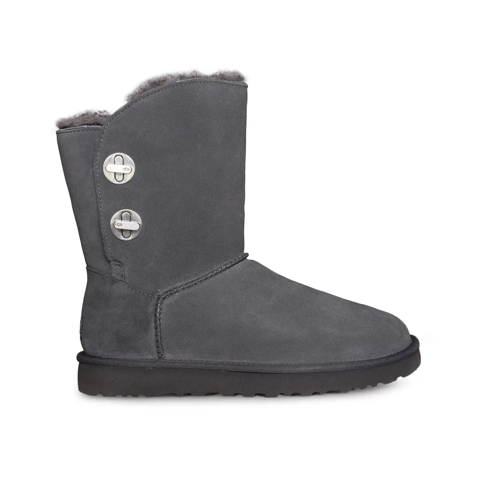 UGG Short Turnlock Charcoal Boots - Women's