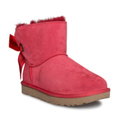 UGG Customizable Bailey Bow Mini Ribbon Red Boots - Women's