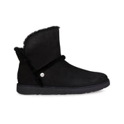 UGG Luxe Spill Seam Mini Nero Boots - Women's