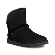 UGG Luxe Spill Seam Mini Nero Boots - Women's