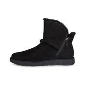 UGG Luxe Spill Seam Mini Nero Boots - Women's