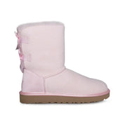 UGG Bailey Bow II Metallic Seashell Pink Boots - Youth