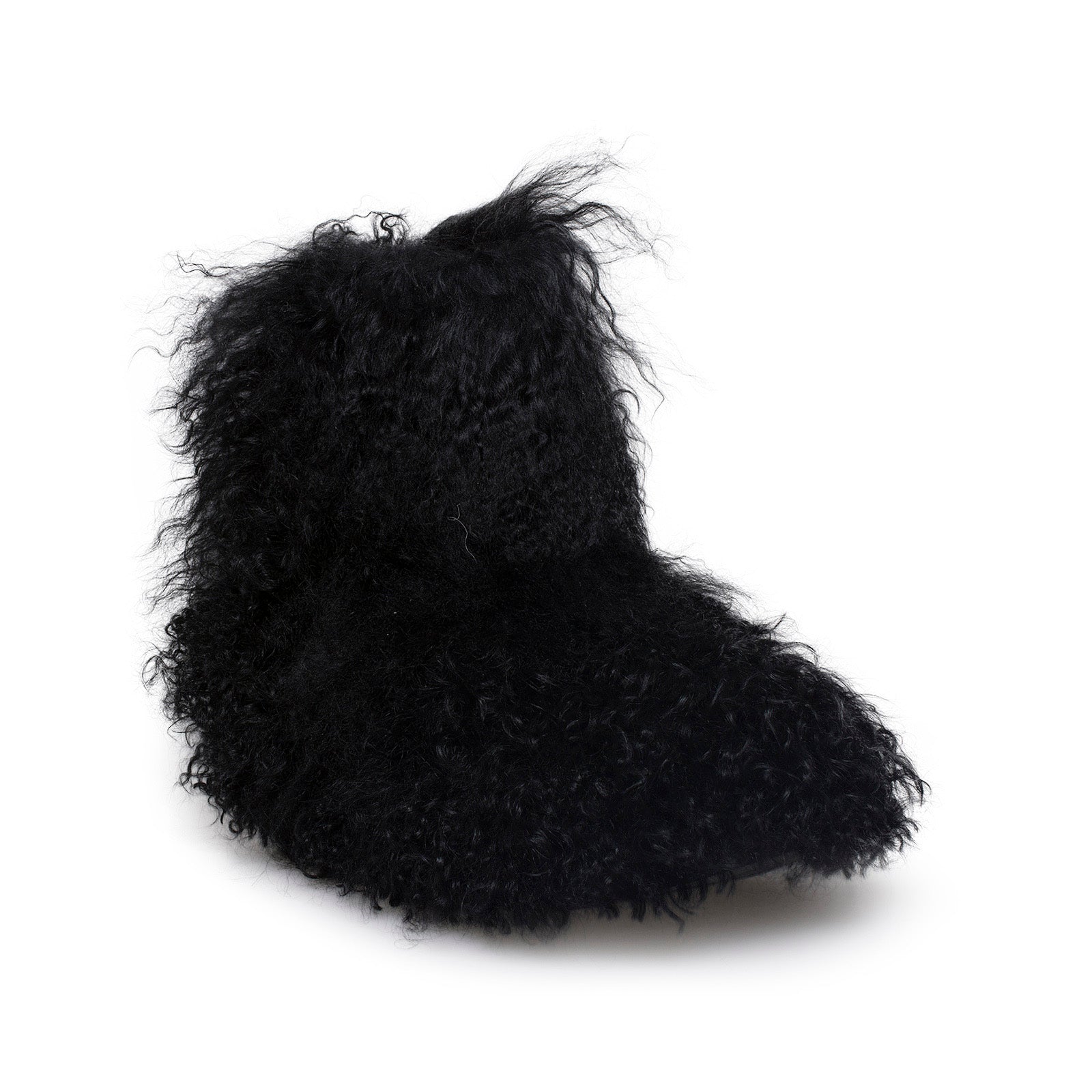 UGG Fluff Momma Mongolian Black Boots