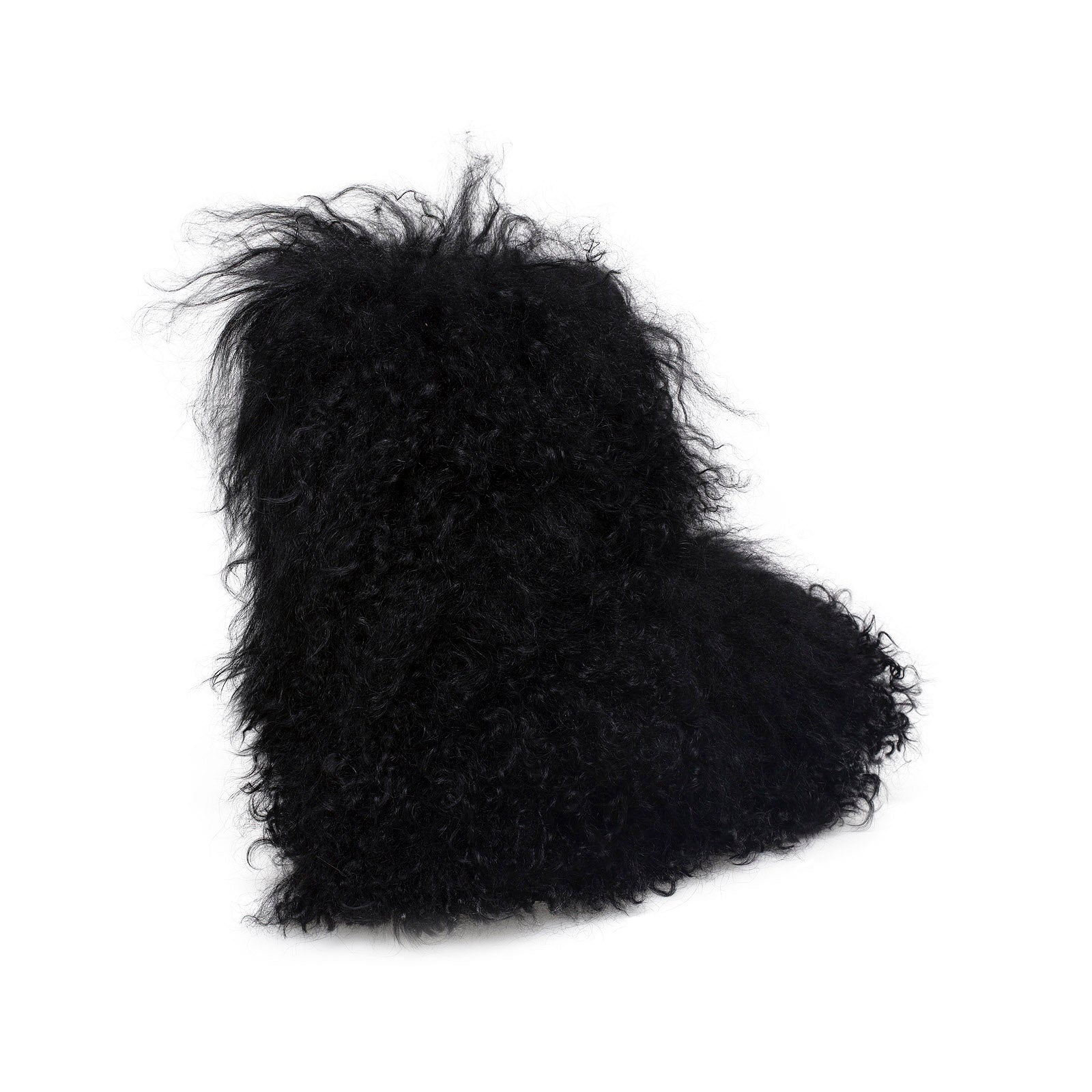 UGG Fluff Momma Mongolian Black Boots